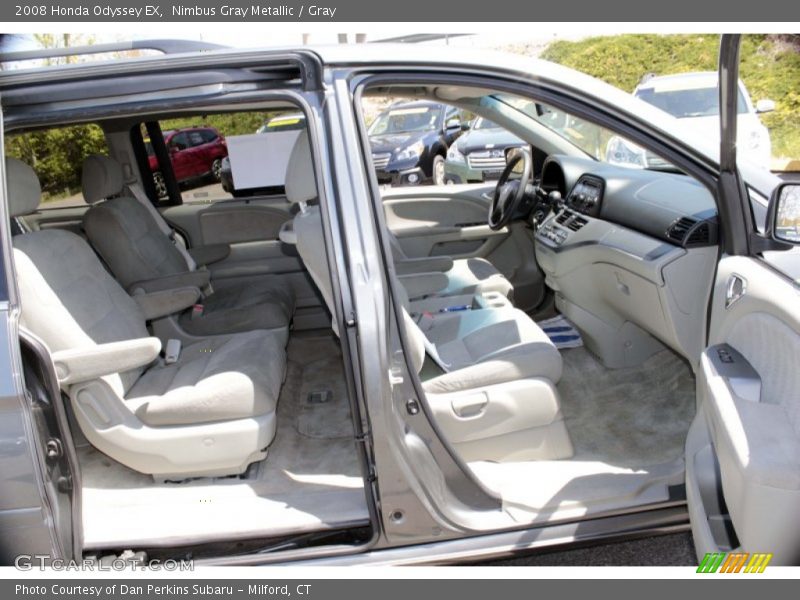 Nimbus Gray Metallic / Gray 2008 Honda Odyssey EX