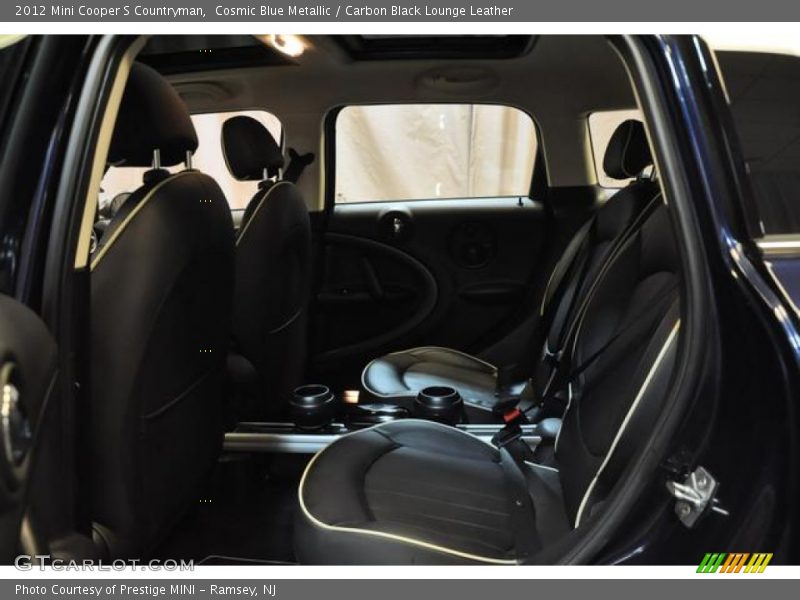 Cosmic Blue Metallic / Carbon Black Lounge Leather 2012 Mini Cooper S Countryman