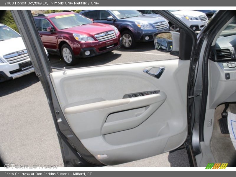Nimbus Gray Metallic / Gray 2008 Honda Odyssey EX