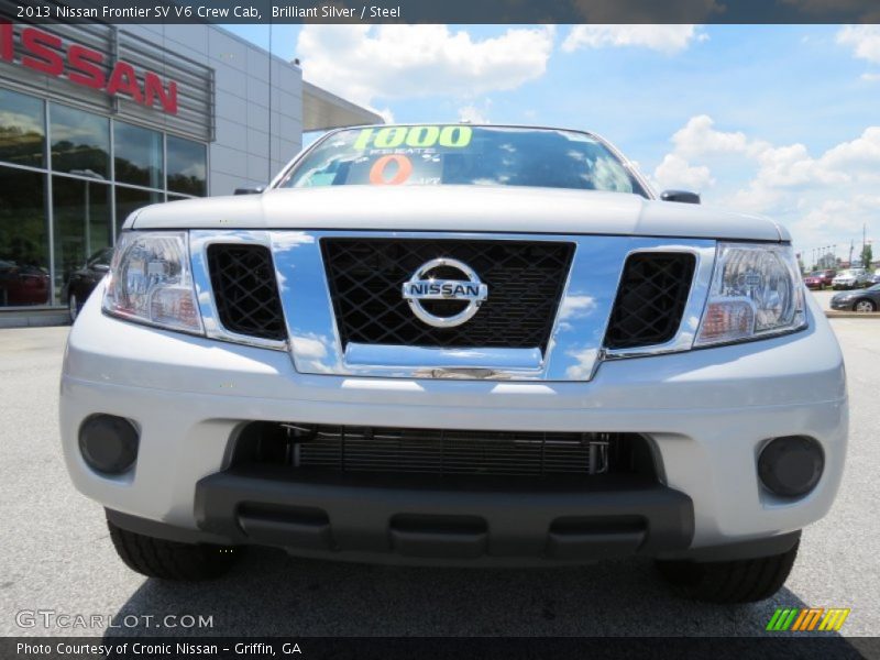 Brilliant Silver / Steel 2013 Nissan Frontier SV V6 Crew Cab