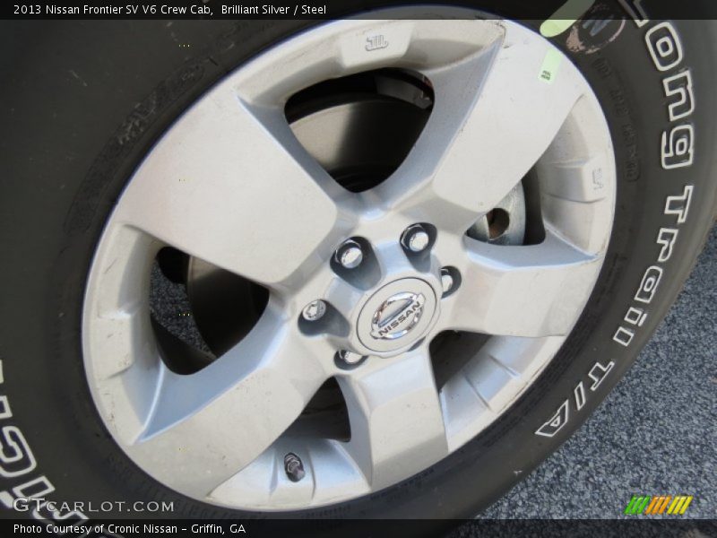 Brilliant Silver / Steel 2013 Nissan Frontier SV V6 Crew Cab