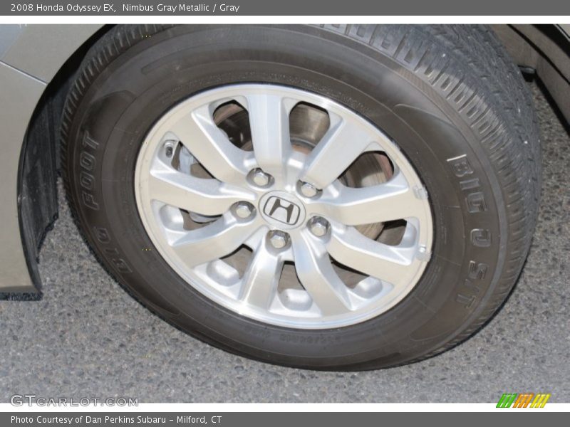 Nimbus Gray Metallic / Gray 2008 Honda Odyssey EX