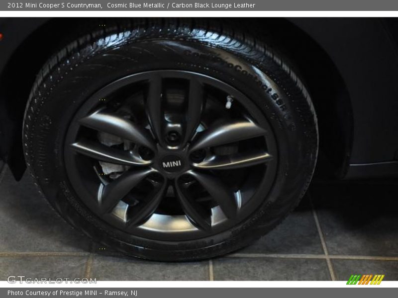 Cosmic Blue Metallic / Carbon Black Lounge Leather 2012 Mini Cooper S Countryman