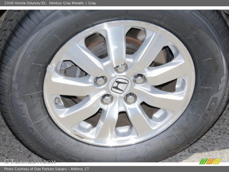 Nimbus Gray Metallic / Gray 2008 Honda Odyssey EX