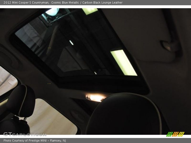 Cosmic Blue Metallic / Carbon Black Lounge Leather 2012 Mini Cooper S Countryman