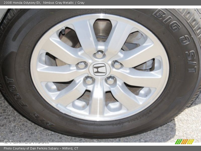 Nimbus Gray Metallic / Gray 2008 Honda Odyssey EX