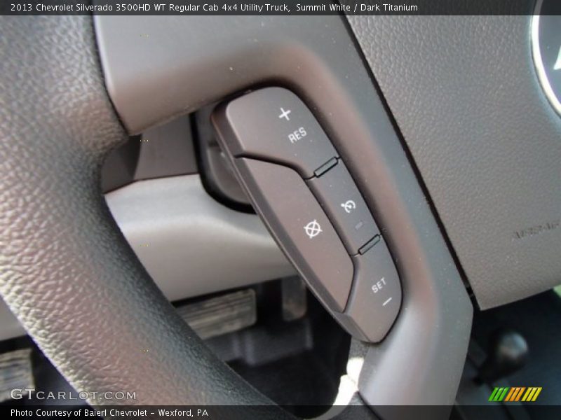 Summit White / Dark Titanium 2013 Chevrolet Silverado 3500HD WT Regular Cab 4x4 Utility Truck