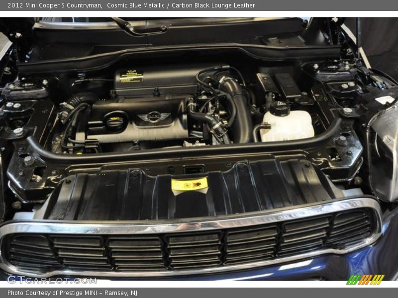 Cosmic Blue Metallic / Carbon Black Lounge Leather 2012 Mini Cooper S Countryman