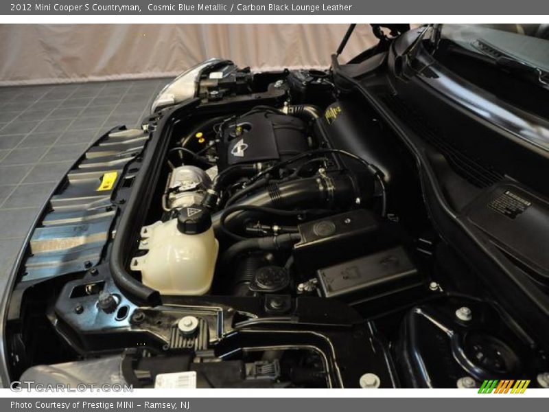 Cosmic Blue Metallic / Carbon Black Lounge Leather 2012 Mini Cooper S Countryman