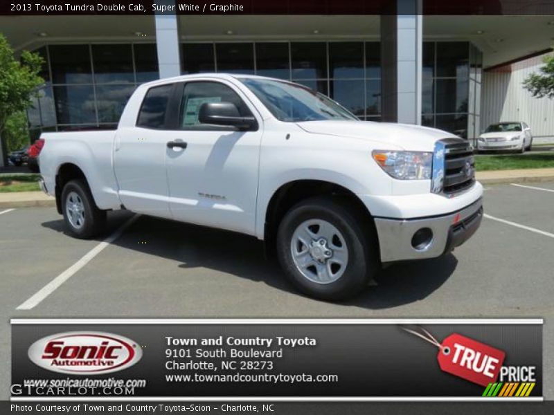 Super White / Graphite 2013 Toyota Tundra Double Cab