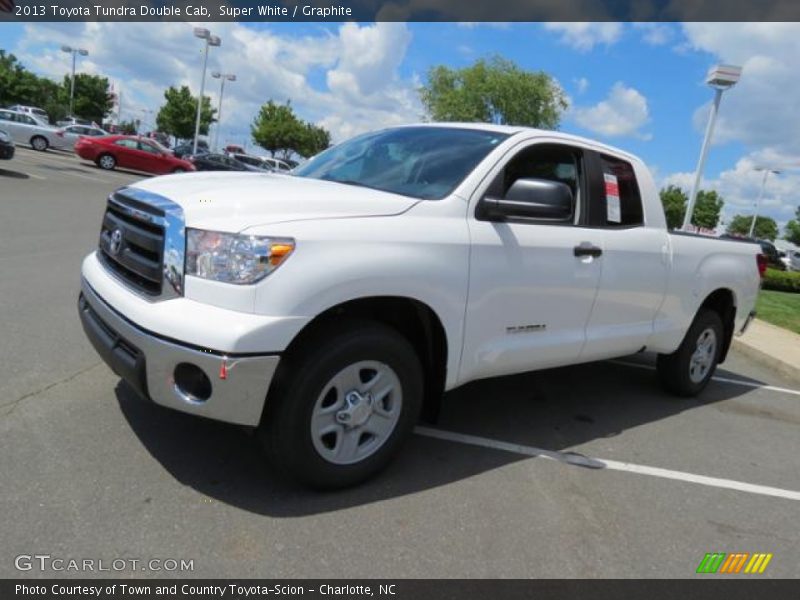 Super White / Graphite 2013 Toyota Tundra Double Cab