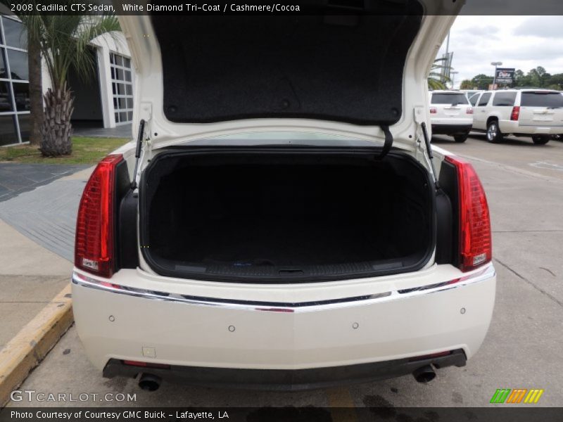 White Diamond Tri-Coat / Cashmere/Cocoa 2008 Cadillac CTS Sedan