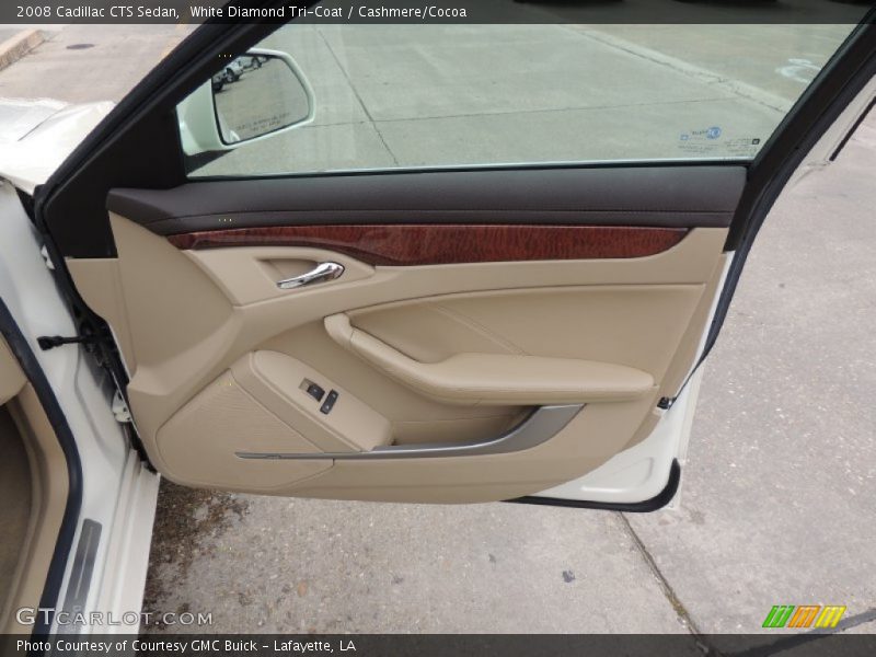 White Diamond Tri-Coat / Cashmere/Cocoa 2008 Cadillac CTS Sedan