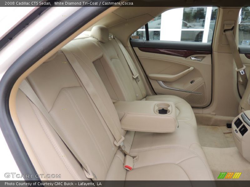 White Diamond Tri-Coat / Cashmere/Cocoa 2008 Cadillac CTS Sedan