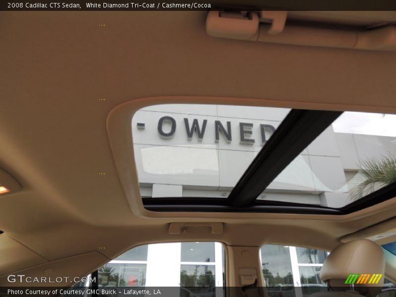 White Diamond Tri-Coat / Cashmere/Cocoa 2008 Cadillac CTS Sedan