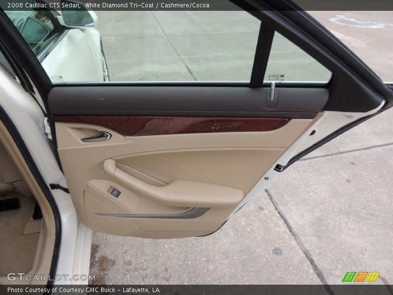 White Diamond Tri-Coat / Cashmere/Cocoa 2008 Cadillac CTS Sedan