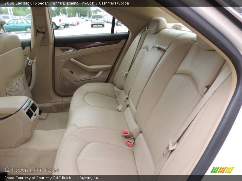 White Diamond Tri-Coat / Cashmere/Cocoa 2008 Cadillac CTS Sedan