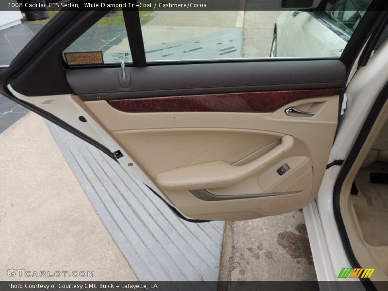 White Diamond Tri-Coat / Cashmere/Cocoa 2008 Cadillac CTS Sedan
