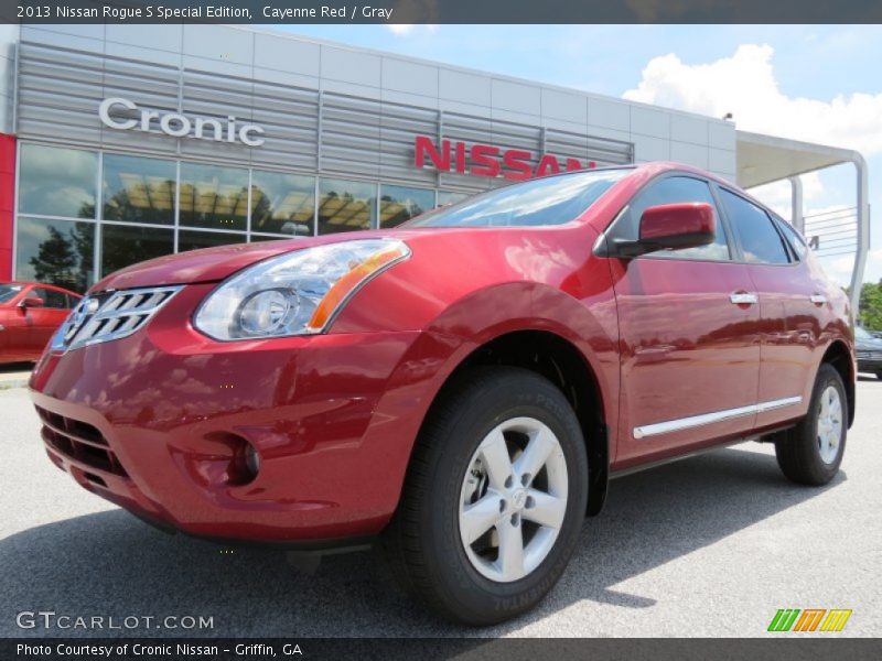 Cayenne Red / Gray 2013 Nissan Rogue S Special Edition