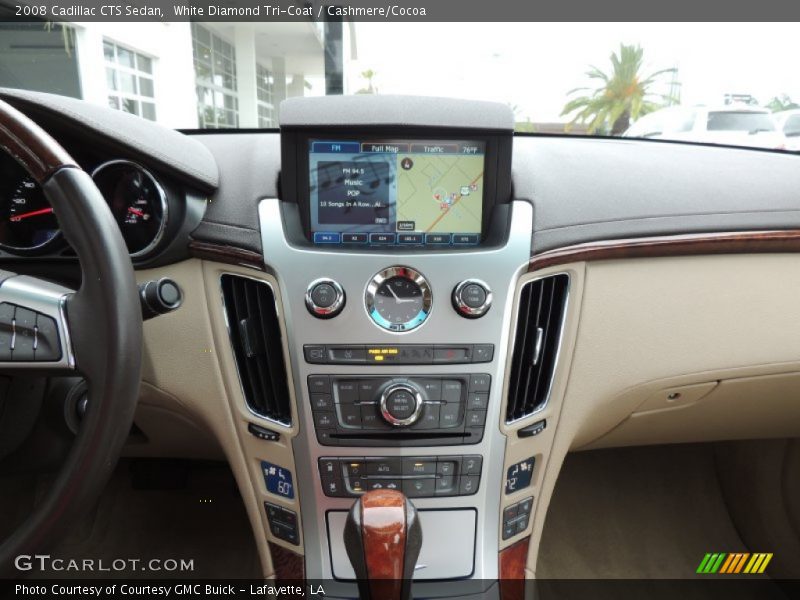 White Diamond Tri-Coat / Cashmere/Cocoa 2008 Cadillac CTS Sedan