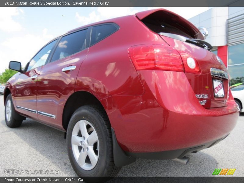 Cayenne Red / Gray 2013 Nissan Rogue S Special Edition