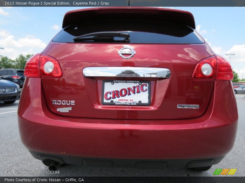 Cayenne Red / Gray 2013 Nissan Rogue S Special Edition