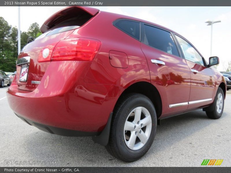 Cayenne Red / Gray 2013 Nissan Rogue S Special Edition