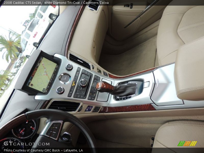 White Diamond Tri-Coat / Cashmere/Cocoa 2008 Cadillac CTS Sedan