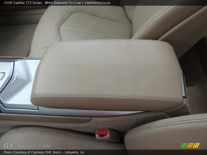 White Diamond Tri-Coat / Cashmere/Cocoa 2008 Cadillac CTS Sedan