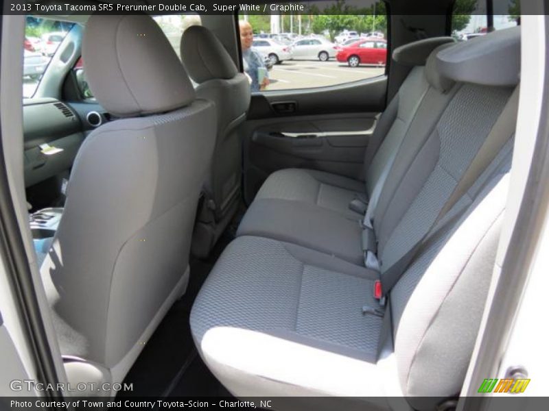 Super White / Graphite 2013 Toyota Tacoma SR5 Prerunner Double Cab