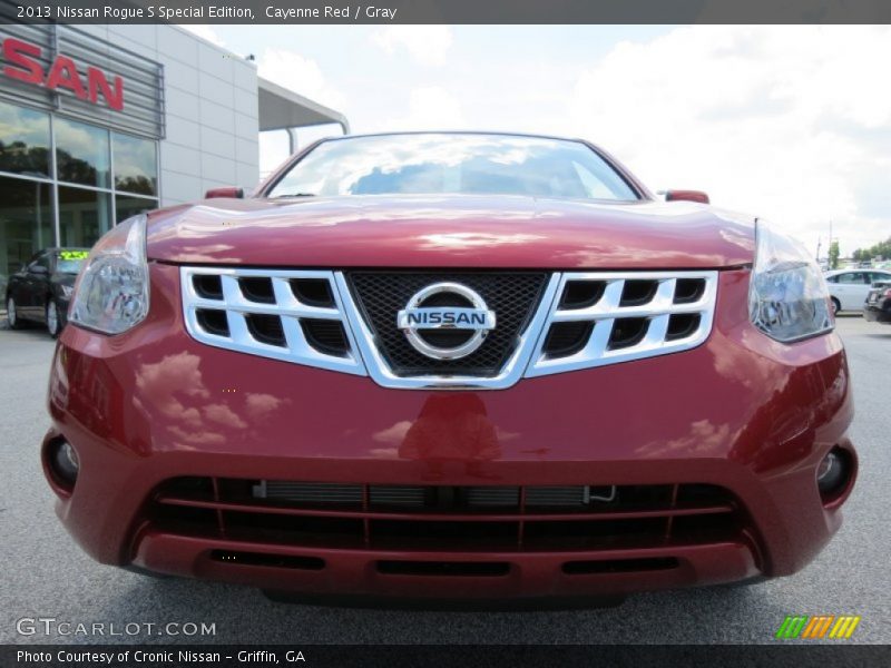 Cayenne Red / Gray 2013 Nissan Rogue S Special Edition