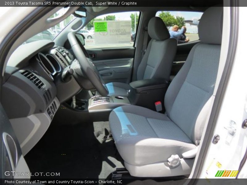 Super White / Graphite 2013 Toyota Tacoma SR5 Prerunner Double Cab