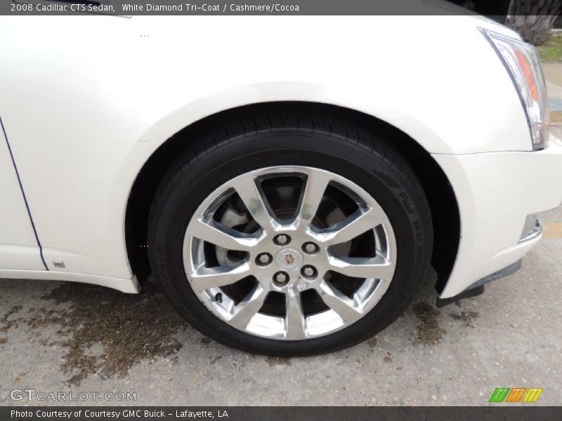 White Diamond Tri-Coat / Cashmere/Cocoa 2008 Cadillac CTS Sedan