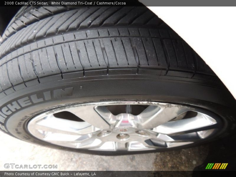 White Diamond Tri-Coat / Cashmere/Cocoa 2008 Cadillac CTS Sedan