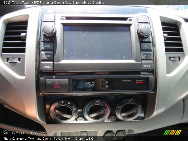 Super White / Graphite 2013 Toyota Tacoma SR5 Prerunner Double Cab