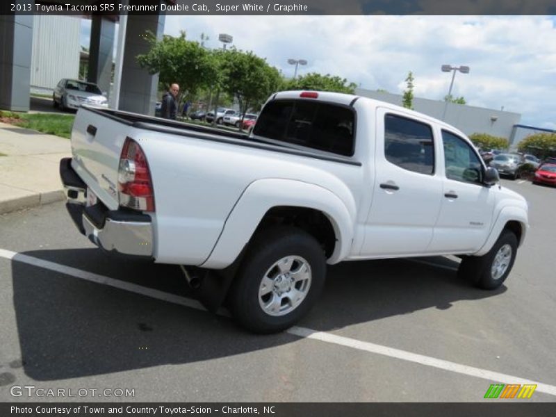 Super White / Graphite 2013 Toyota Tacoma SR5 Prerunner Double Cab