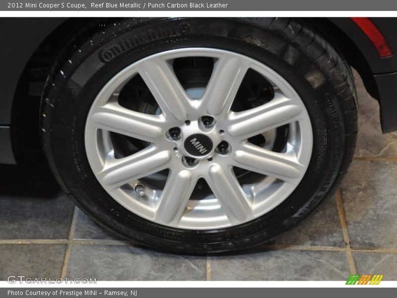 Reef Blue Metallic / Punch Carbon Black Leather 2012 Mini Cooper S Coupe