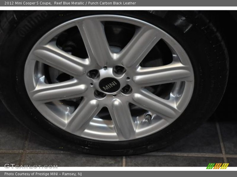 Reef Blue Metallic / Punch Carbon Black Leather 2012 Mini Cooper S Coupe