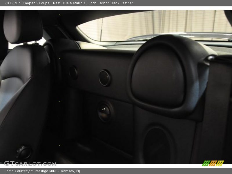 Reef Blue Metallic / Punch Carbon Black Leather 2012 Mini Cooper S Coupe