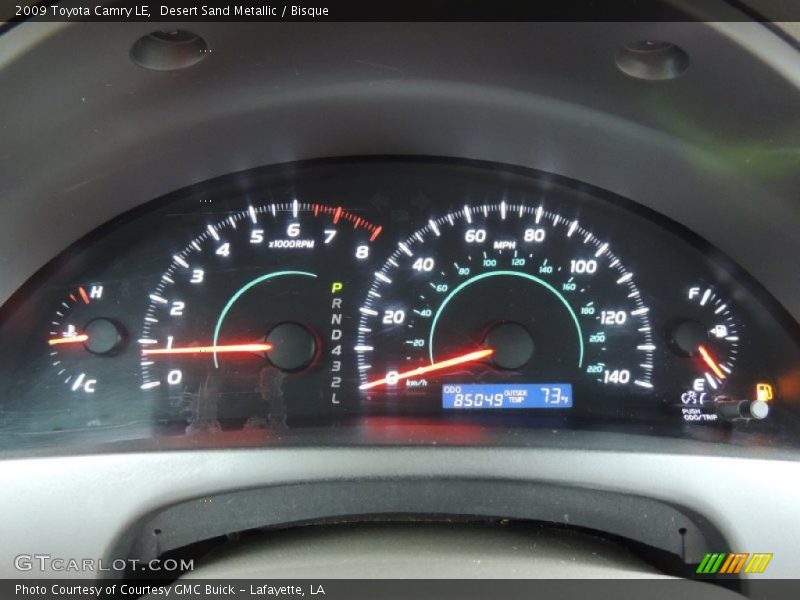 Desert Sand Metallic / Bisque 2009 Toyota Camry LE