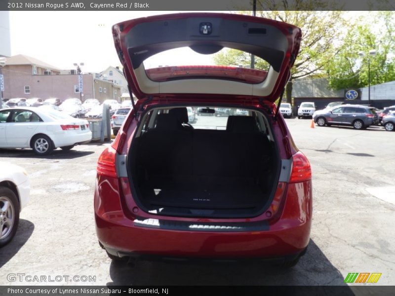 Cayenne Red / Black 2012 Nissan Rogue S AWD