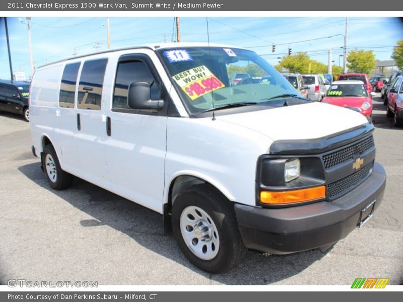 Summit White / Medium Pewter 2011 Chevrolet Express 1500 Work Van