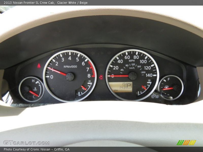  2013 Frontier SL Crew Cab SL Crew Cab Gauges