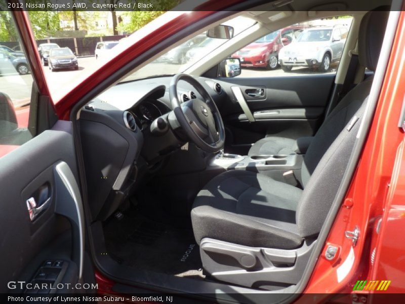 Cayenne Red / Black 2012 Nissan Rogue S AWD
