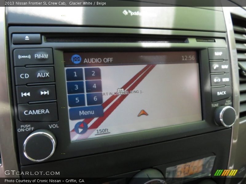 Navigation of 2013 Frontier SL Crew Cab