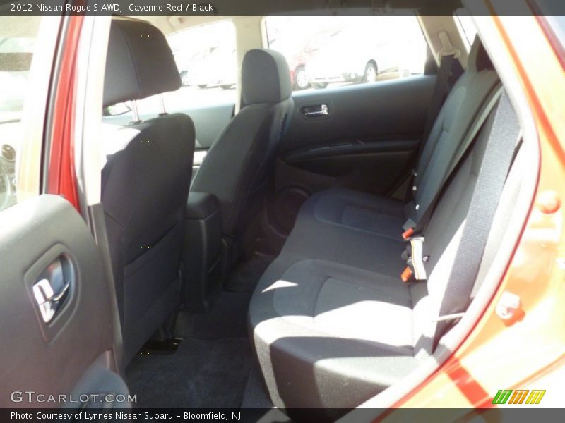 Cayenne Red / Black 2012 Nissan Rogue S AWD