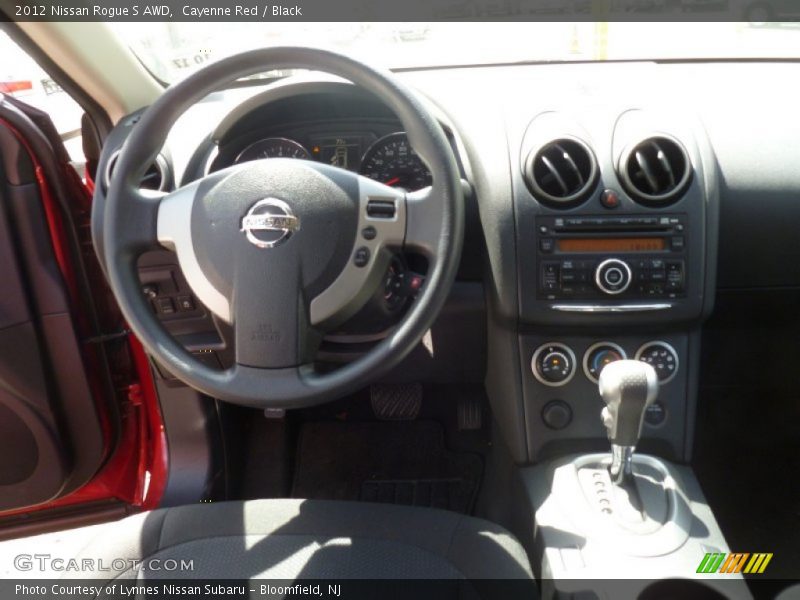 Cayenne Red / Black 2012 Nissan Rogue S AWD