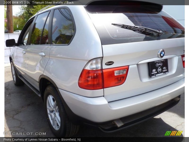 Titanium Silver Metallic / Black 2006 BMW X5 3.0i