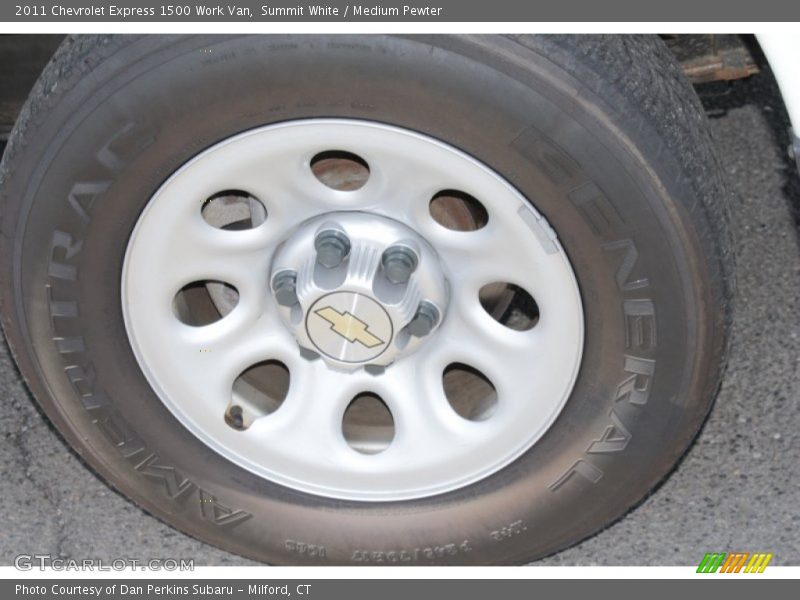 Summit White / Medium Pewter 2011 Chevrolet Express 1500 Work Van