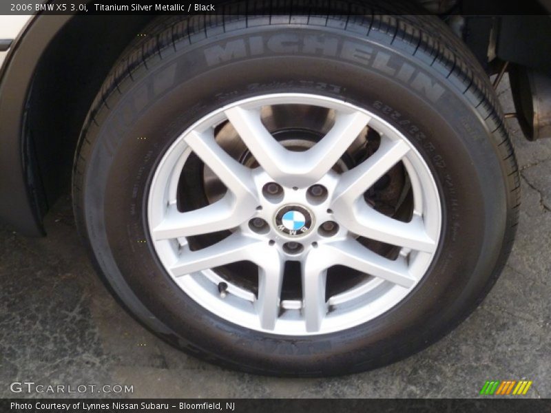 Titanium Silver Metallic / Black 2006 BMW X5 3.0i
